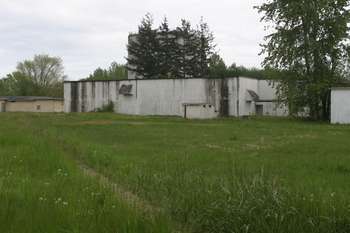 Rear of ops building.
